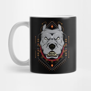 Bulldog vector illustration Mug